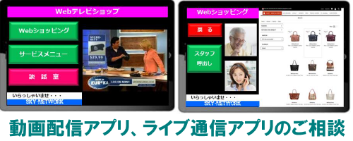 オリジナルコンテンツ配信アプリ開発