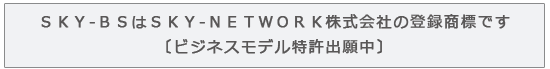 SKY-NETWORK 商標登録